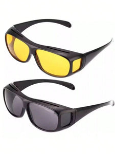 LENTES DE CONDUCIR FULL HD ;Noche y Día;(Pack 2x1)